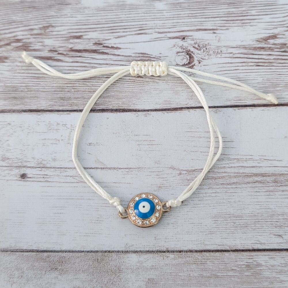 Evil Eye Design Adjustable Bracelet